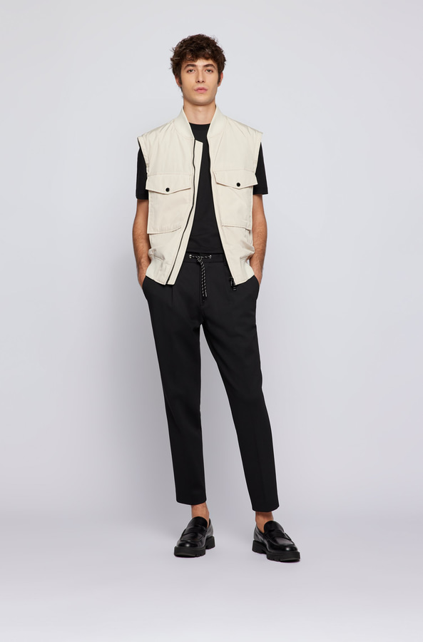 ΜΠΛΟΥΖΑ T-SHIRT BOSS - 001 ΜΑΥΡΟ